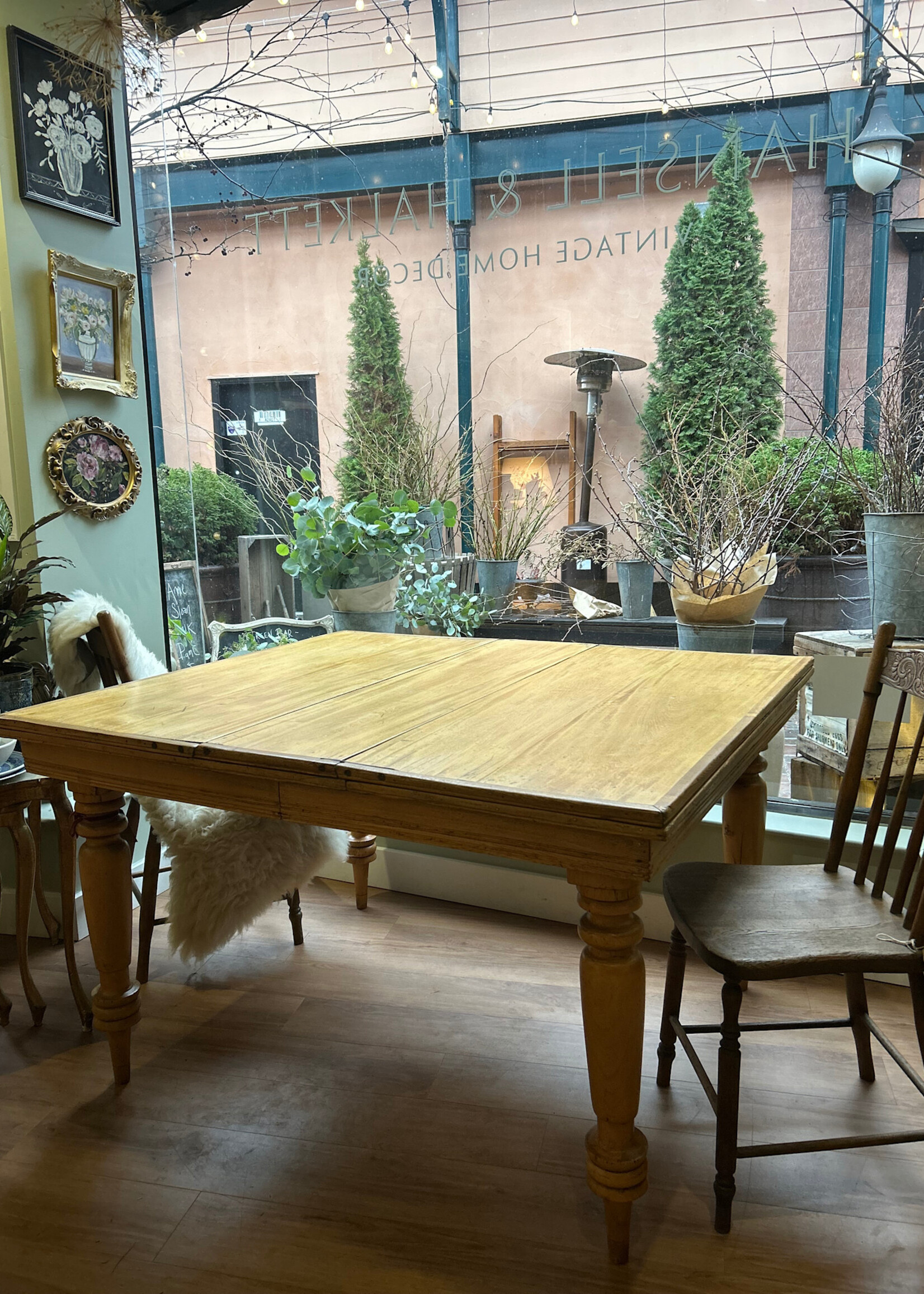 Rustic Pine Dining Table