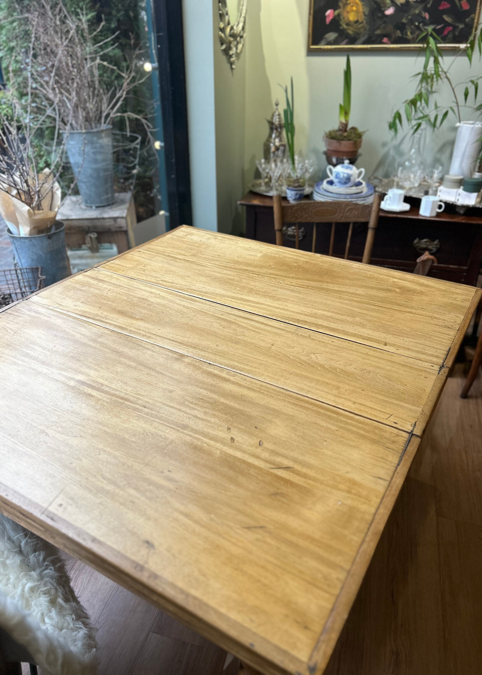 Rustic Pine Dining Table