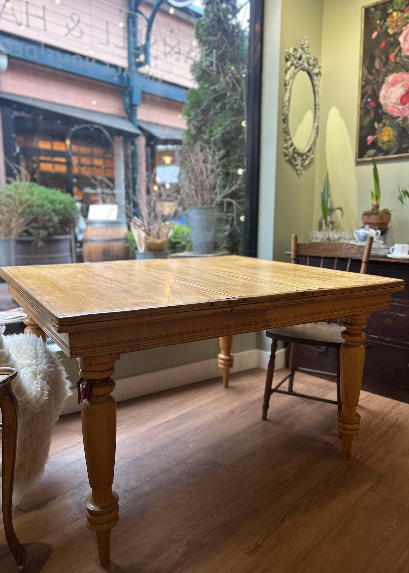 Rustic Pine Dining Table