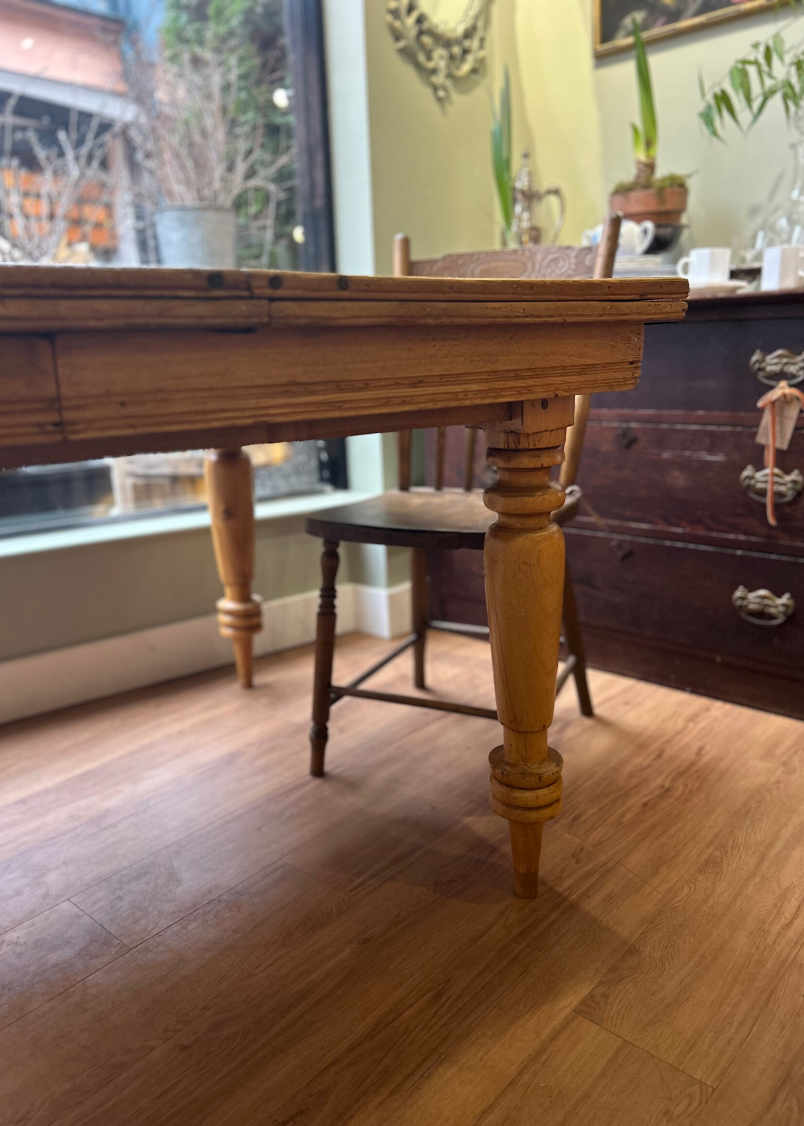 Rustic Pine Dining Table