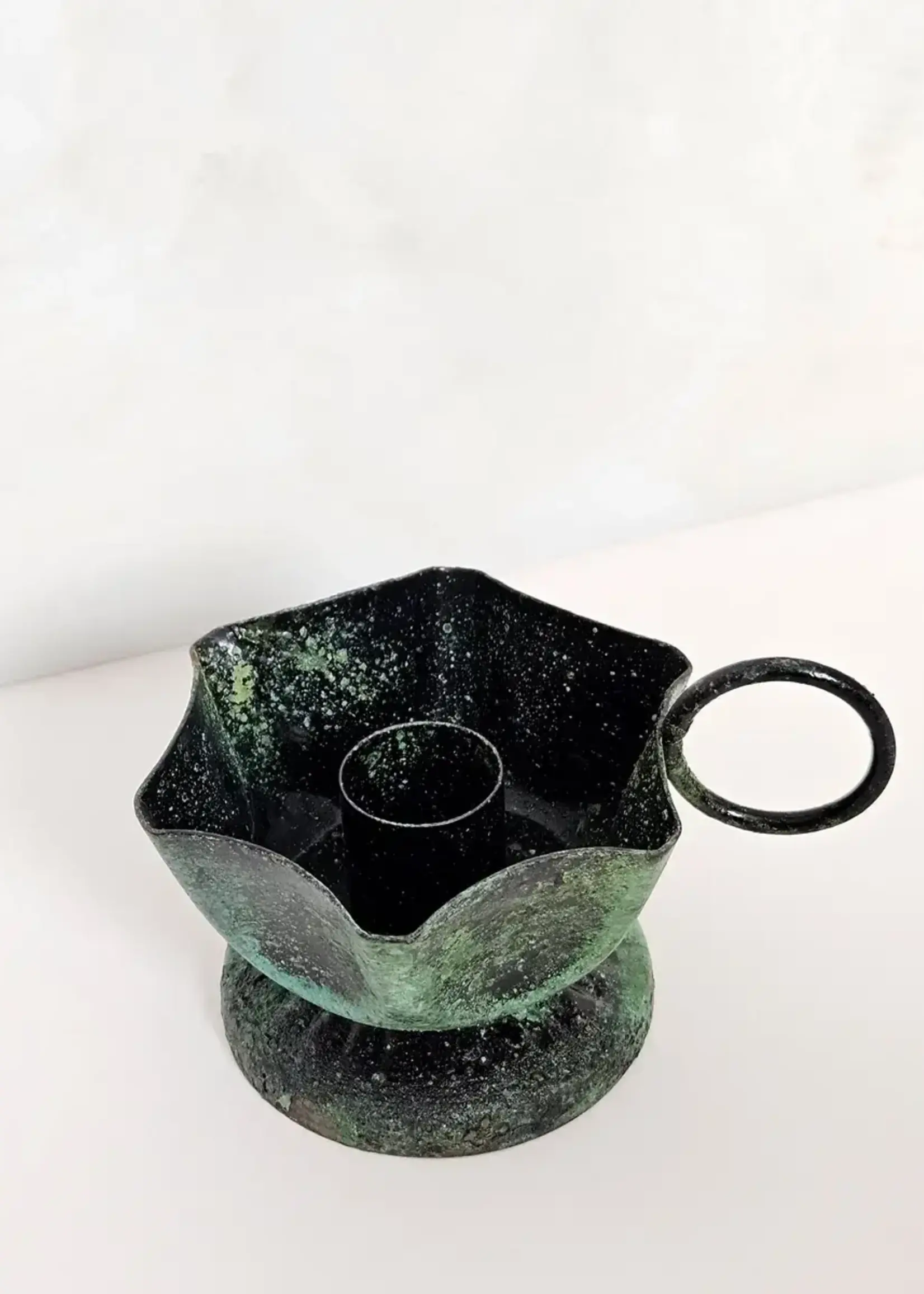 Bohemia Design Vintage Moss Candle Holder, Frill