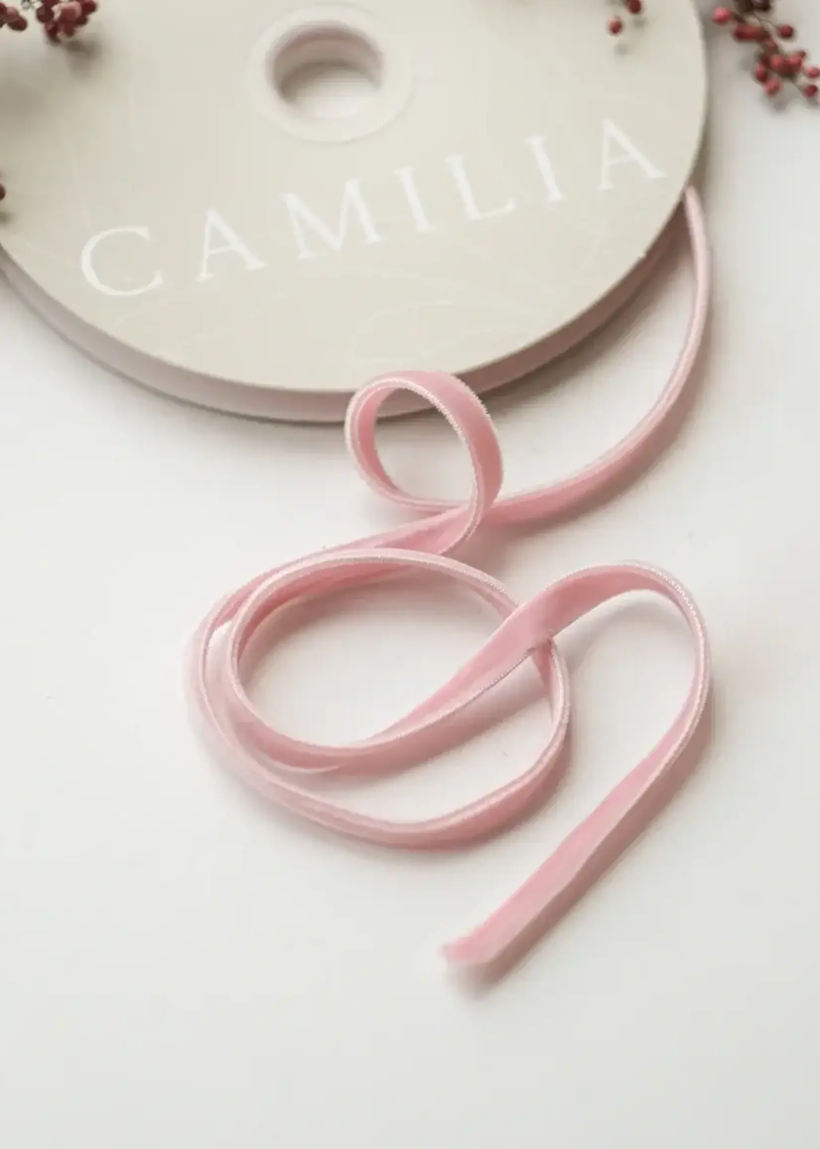Double Sided Velvet Ribbon, 1cm x 2 Yard Pieces