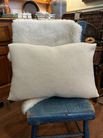 Upcycled Wool Pillow with Fill 22x15” #16