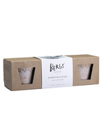 Bergs Potter Bergs Potter COPENHAGEN, Raw Rosa 10cm 3-Pack