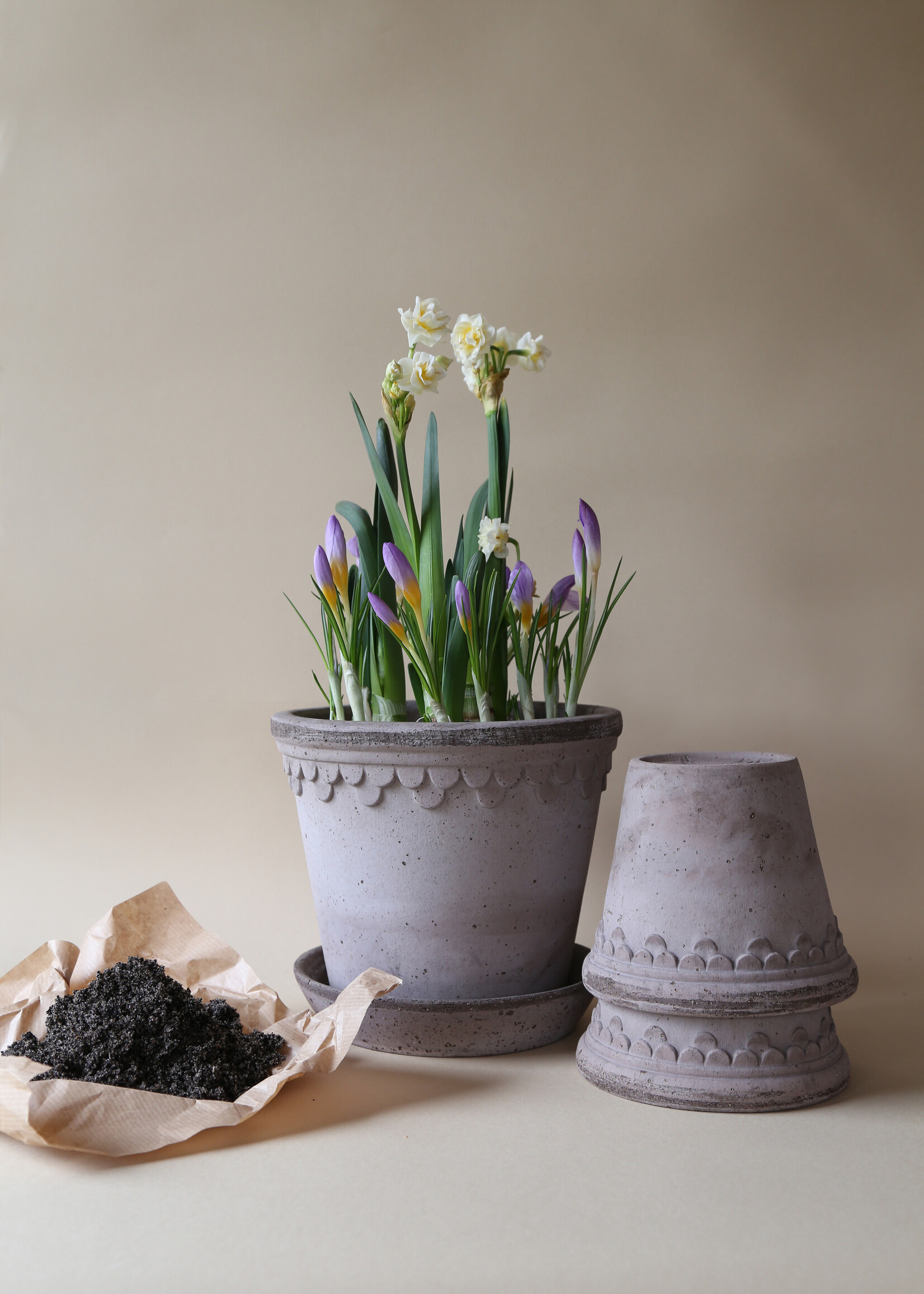 Bergs Potter Bergs Potter COPENHAGEN, Raw Grey 21cm