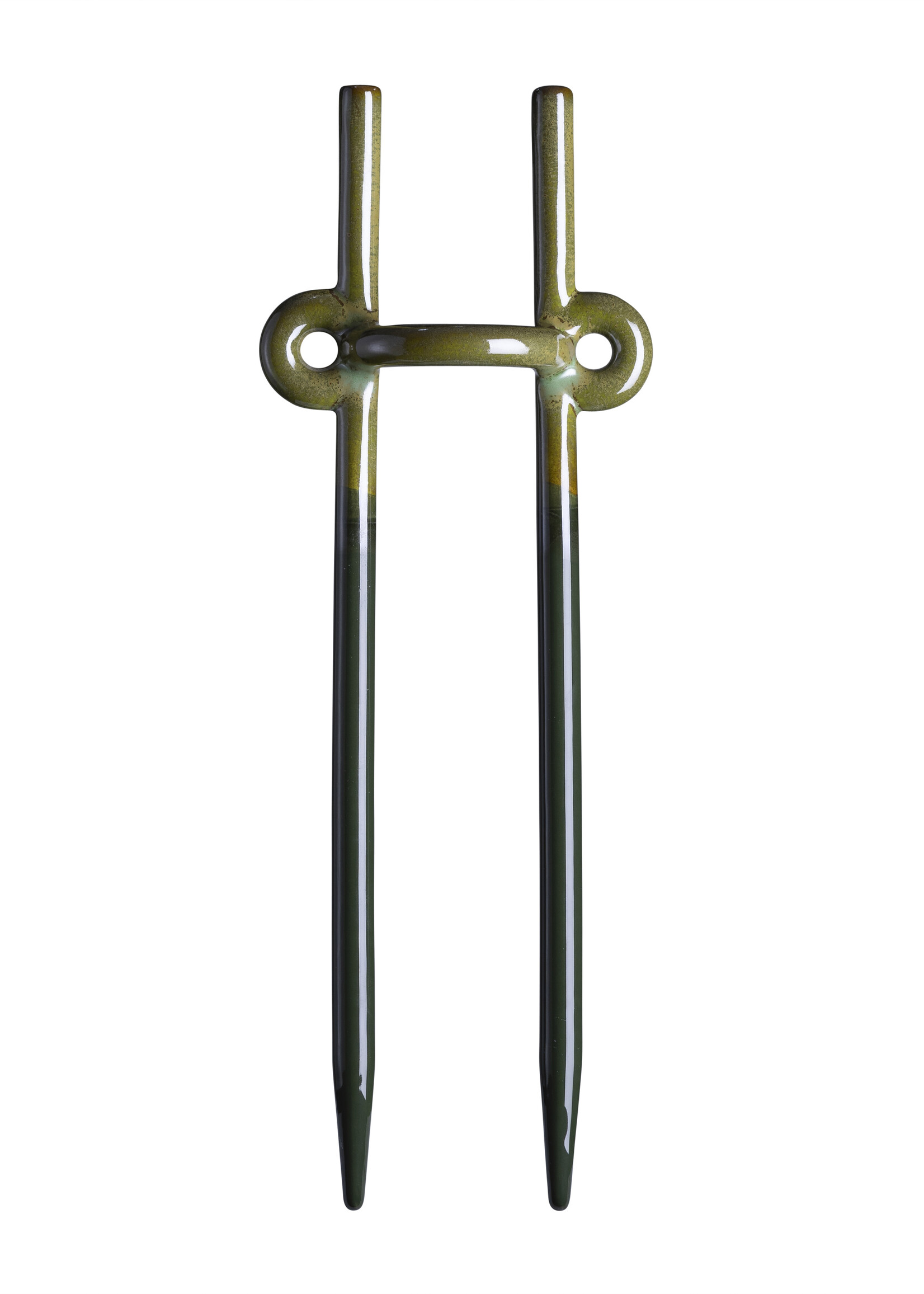 Bergs Potter Bergs Potter HINTO, Glazed Moss Green Plant Stake