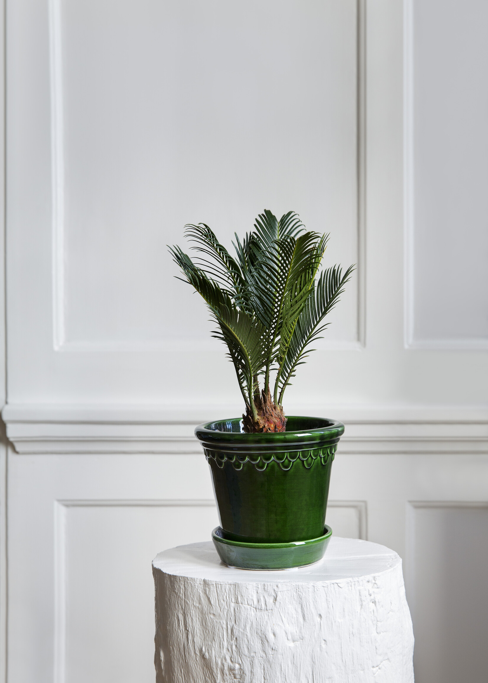 Bergs Potter Bergs Potter COPENHAGEN, Glazed Emerald Green 18cm