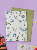 Catherine Lewis Design Catherine Lewis Design Thinking of You Card, Blue