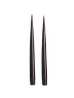 Crowfoot Collective Crowfoot Collective Beeswax Taper Candles, Oxblood