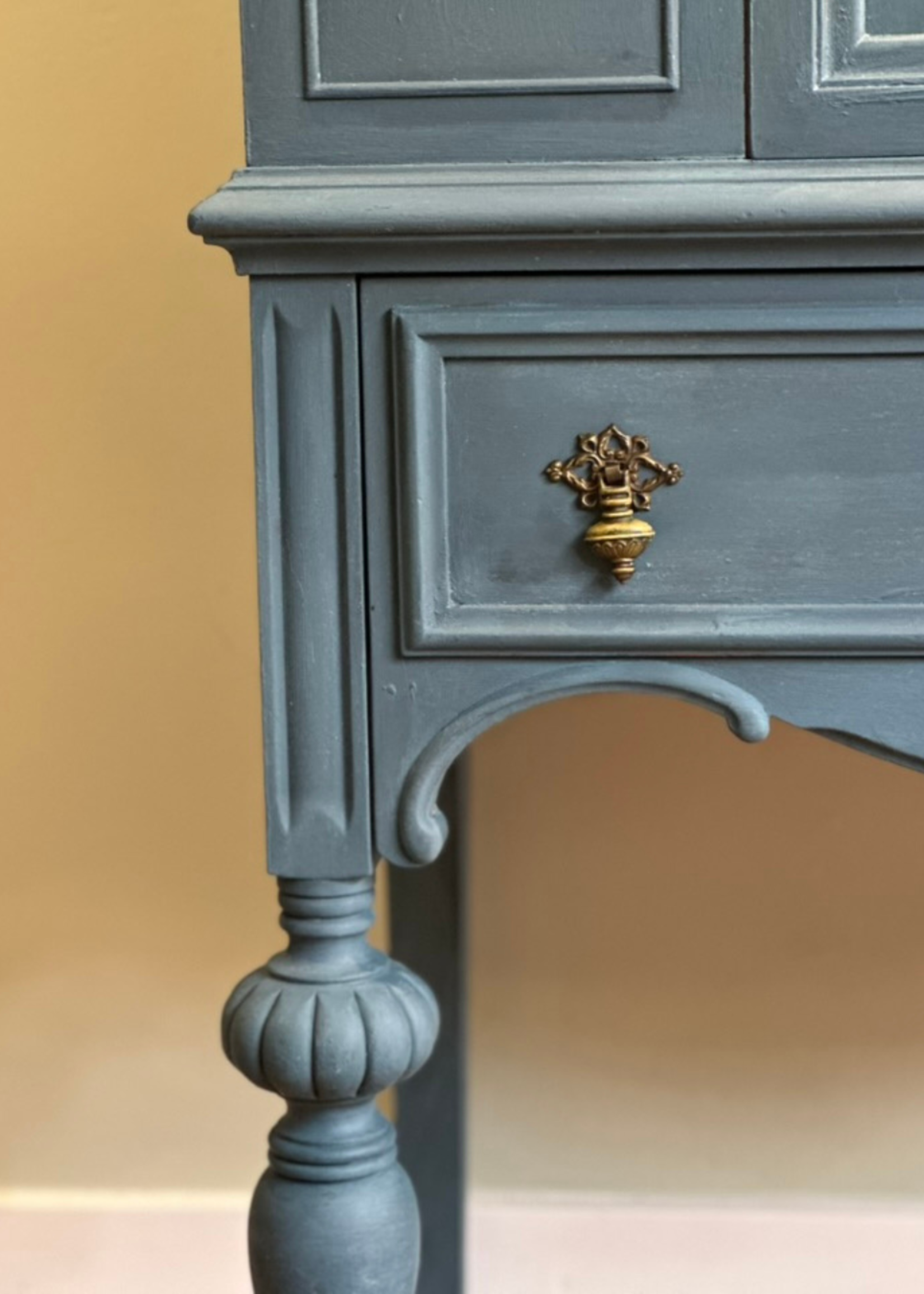China Hutch  in Aubusson Bleu 15 D X 38 W X 62 H
