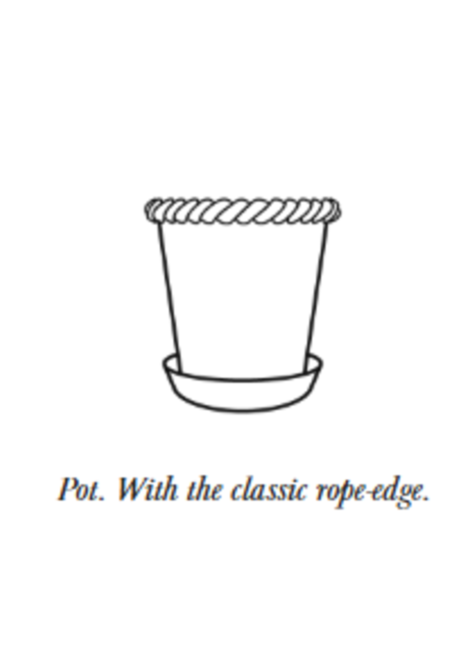 Bergs Potter Bergs Potter EMILIA, Raw Rosa 30cm