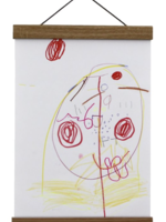 Creamore Oak Poster Hanger 8.5" wide