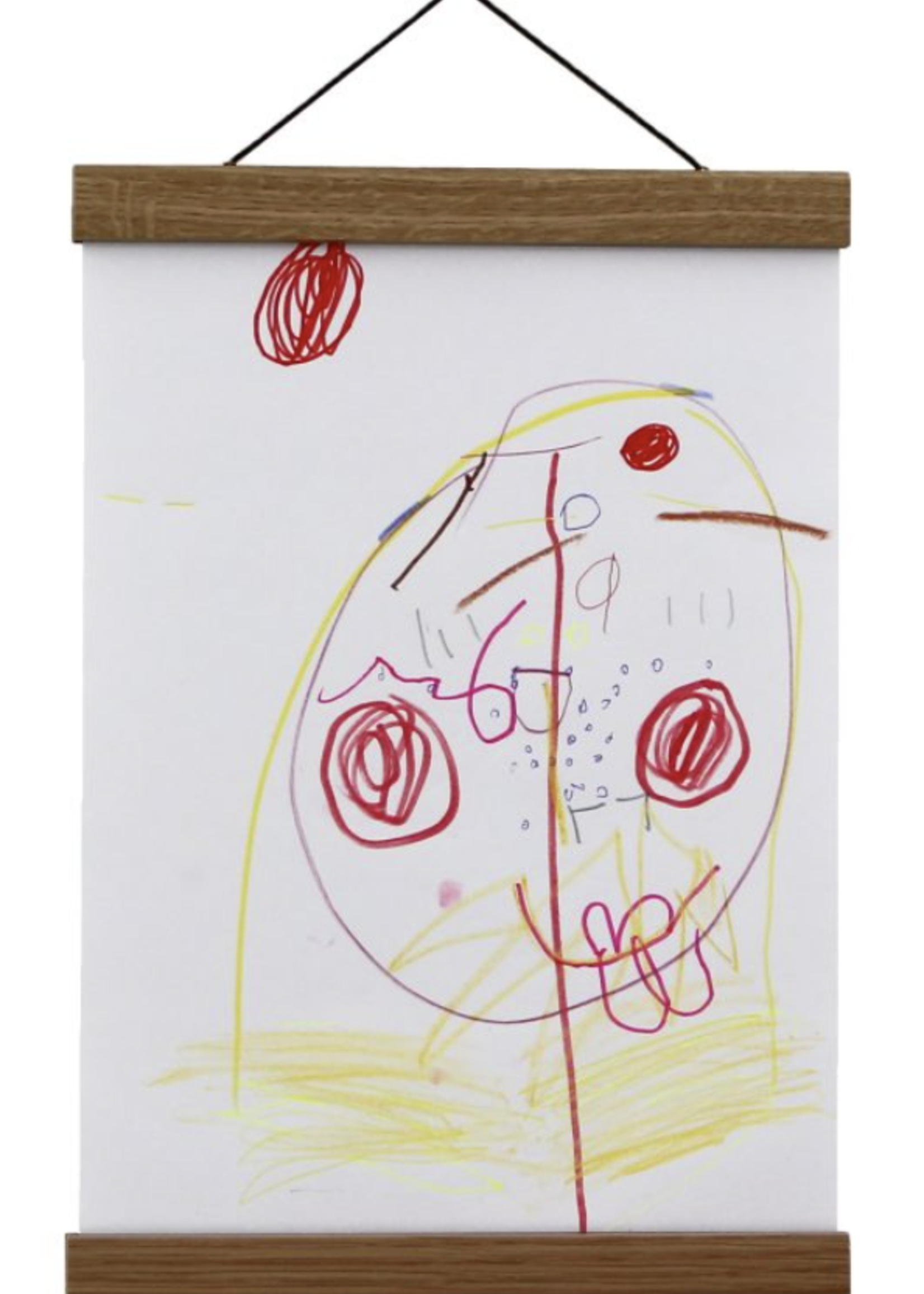 Creamore Oak Poster Hanger 8.5" wide