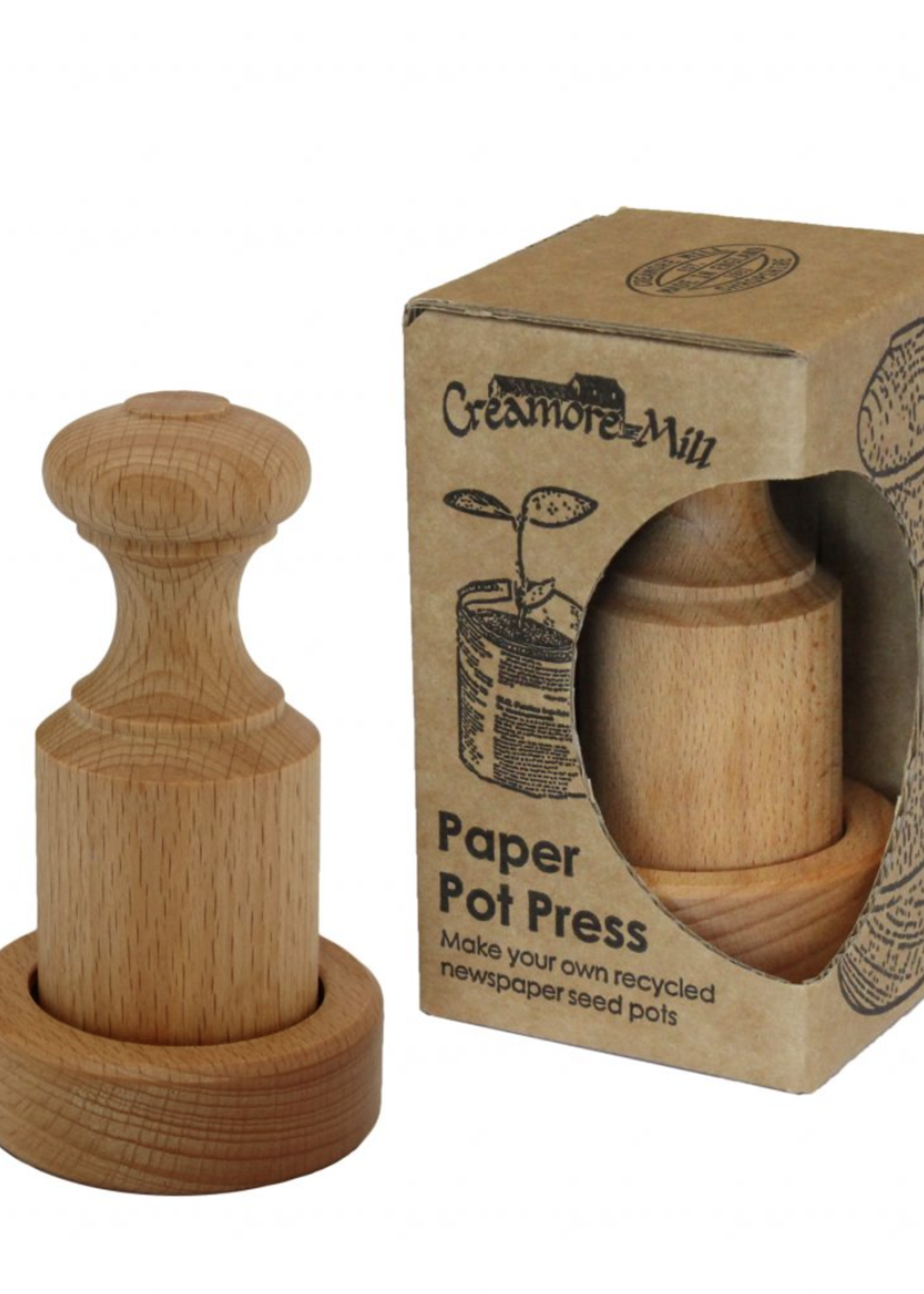 Paper pot press