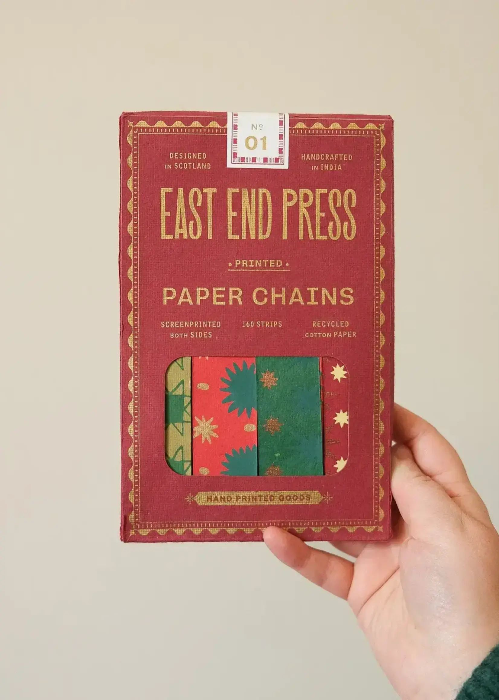 East End Press Festive Paper Chain kit