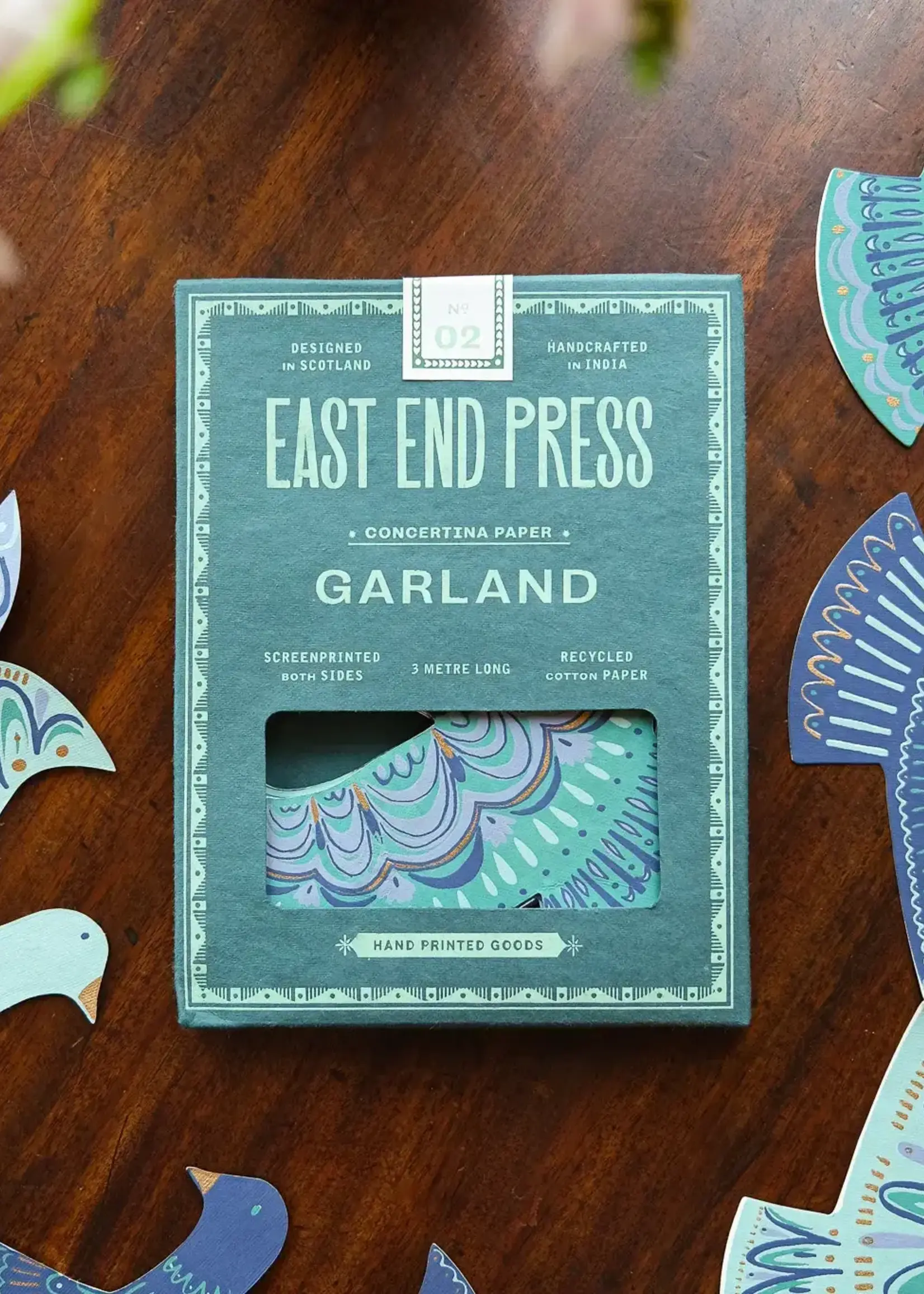 East End Press Peace Dove Concertina Garland