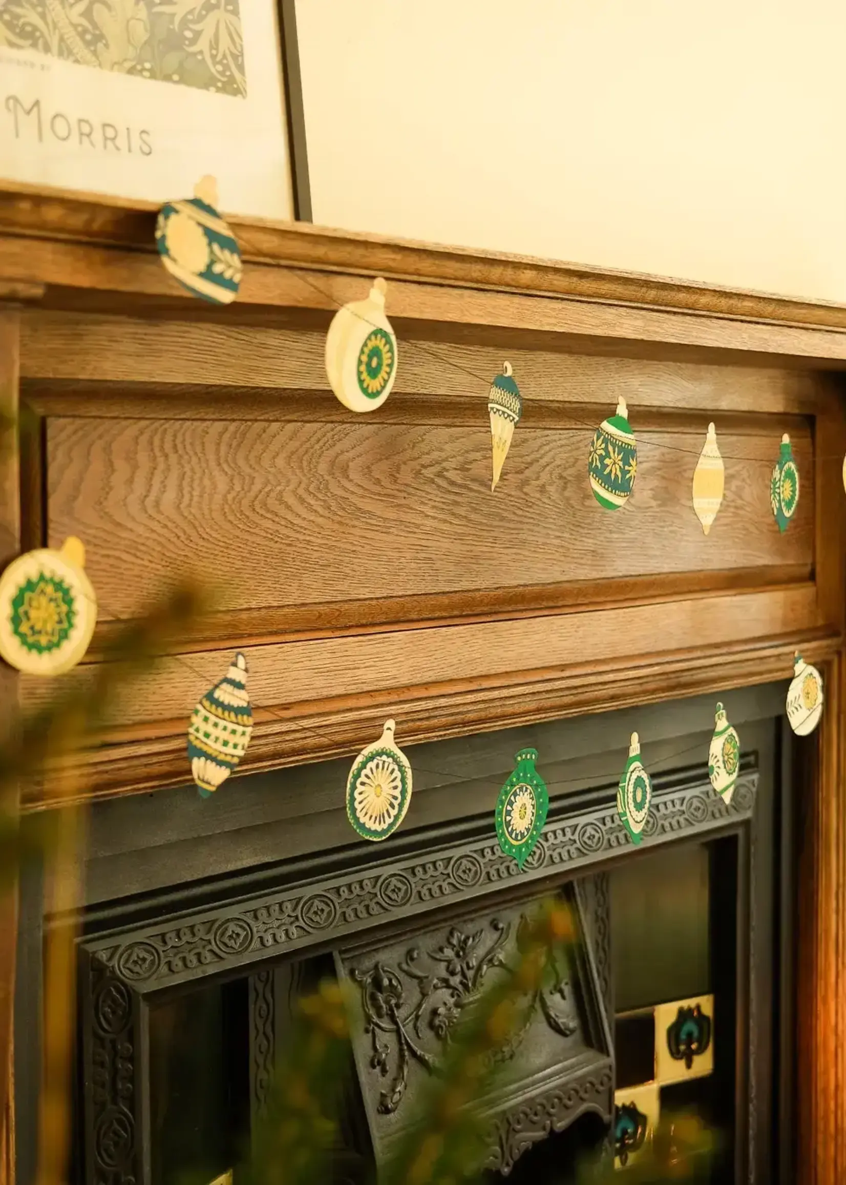 East End Press Christmas Ornaments Sewn Garland