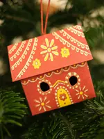 East End Press Gingerbread House screen printed decoration