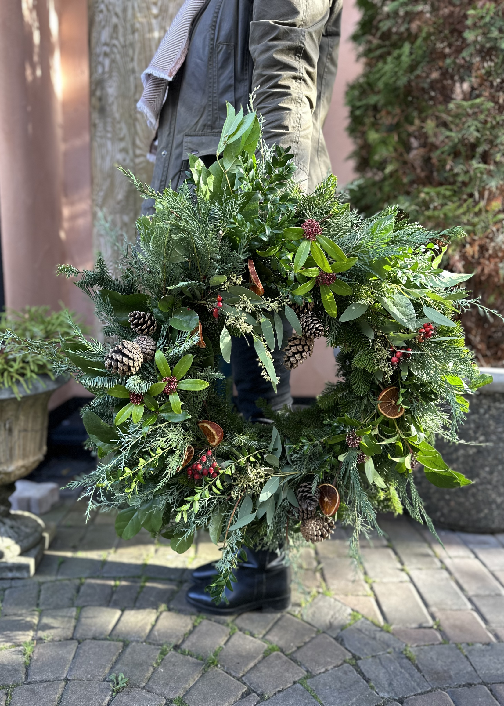 Cartref  Large Traditional Wreath