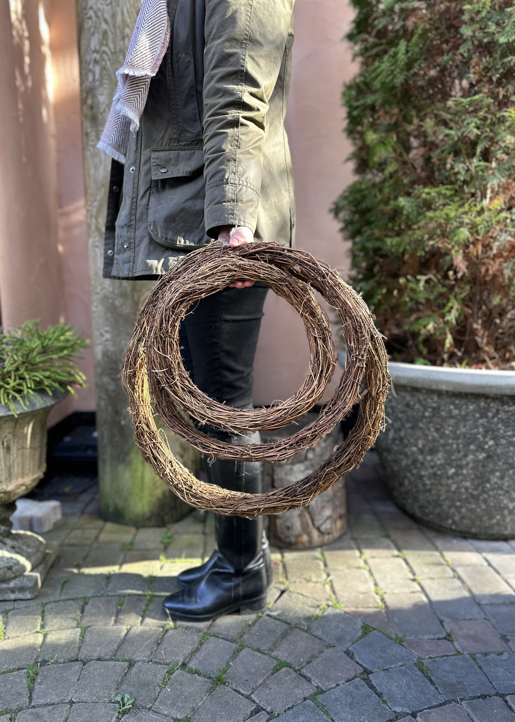 40cm (medium) Rattan Wreath Base