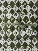 Catherine Lewis Design Catherine Lewis, Carnivalesque Green Check, Gift Wrap