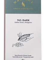 Wallace Craft Chocolate Wallace Chocolate, 76% Dark Single origin Philippines