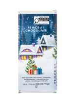 Peace by Chocolate, 92g Holiday Bar Dark with Cherries, Cranberries, and Blueberries