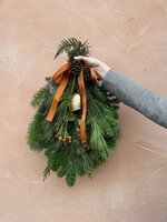 Winter Swag with Yuletide bell