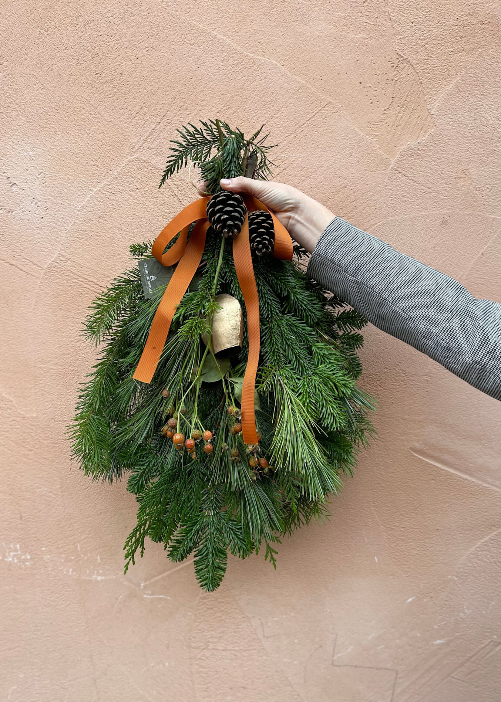 Winter swag with Yuletide bell