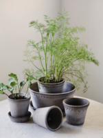 Bergs Potter Bergs Potter COPENHAGEN, Raw Grey 21cm Low