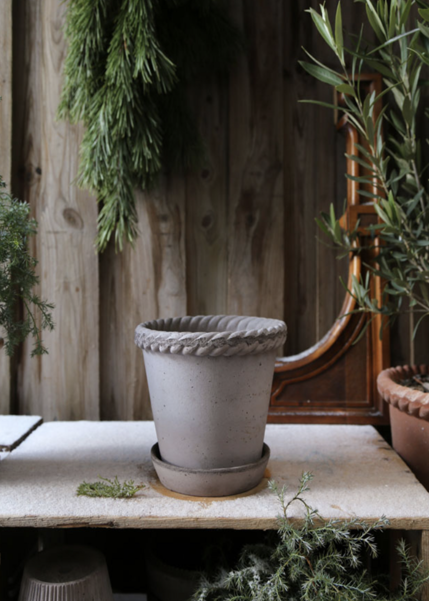 Bergs Potter Bergs Potter EMILIA, Raw Grey 35cm