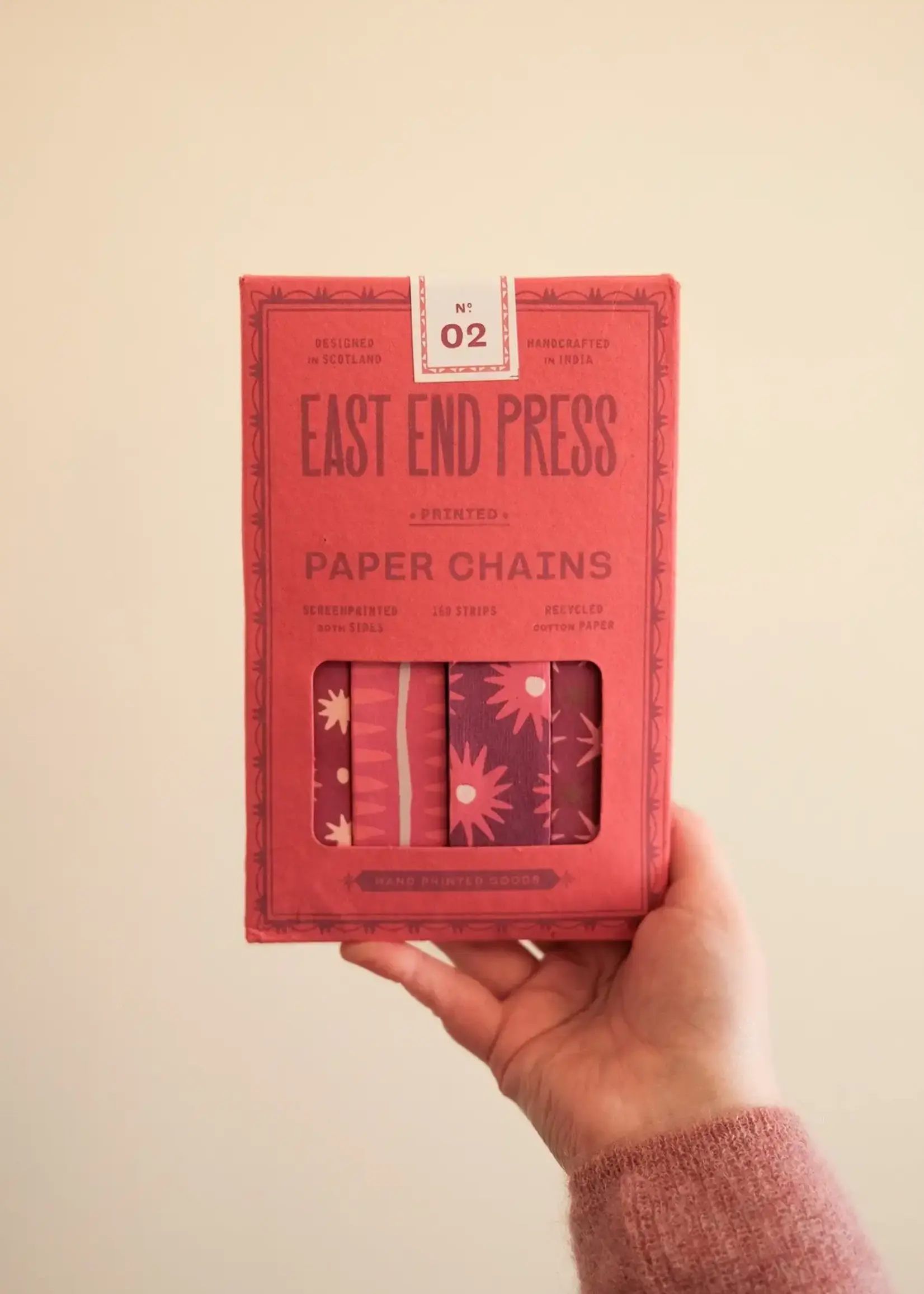 East End Press Pink & Red Paper Chain Kit