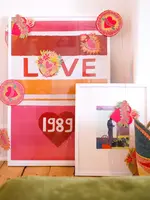 East End Press Hearts Sewn Garland