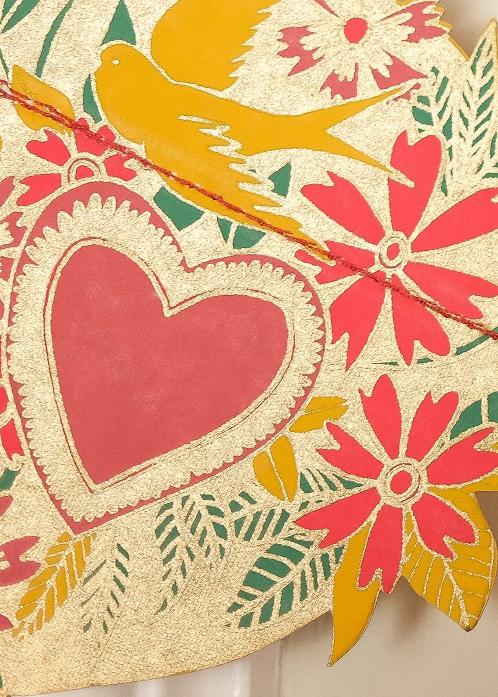 East End Press Hearts Sewn Garland