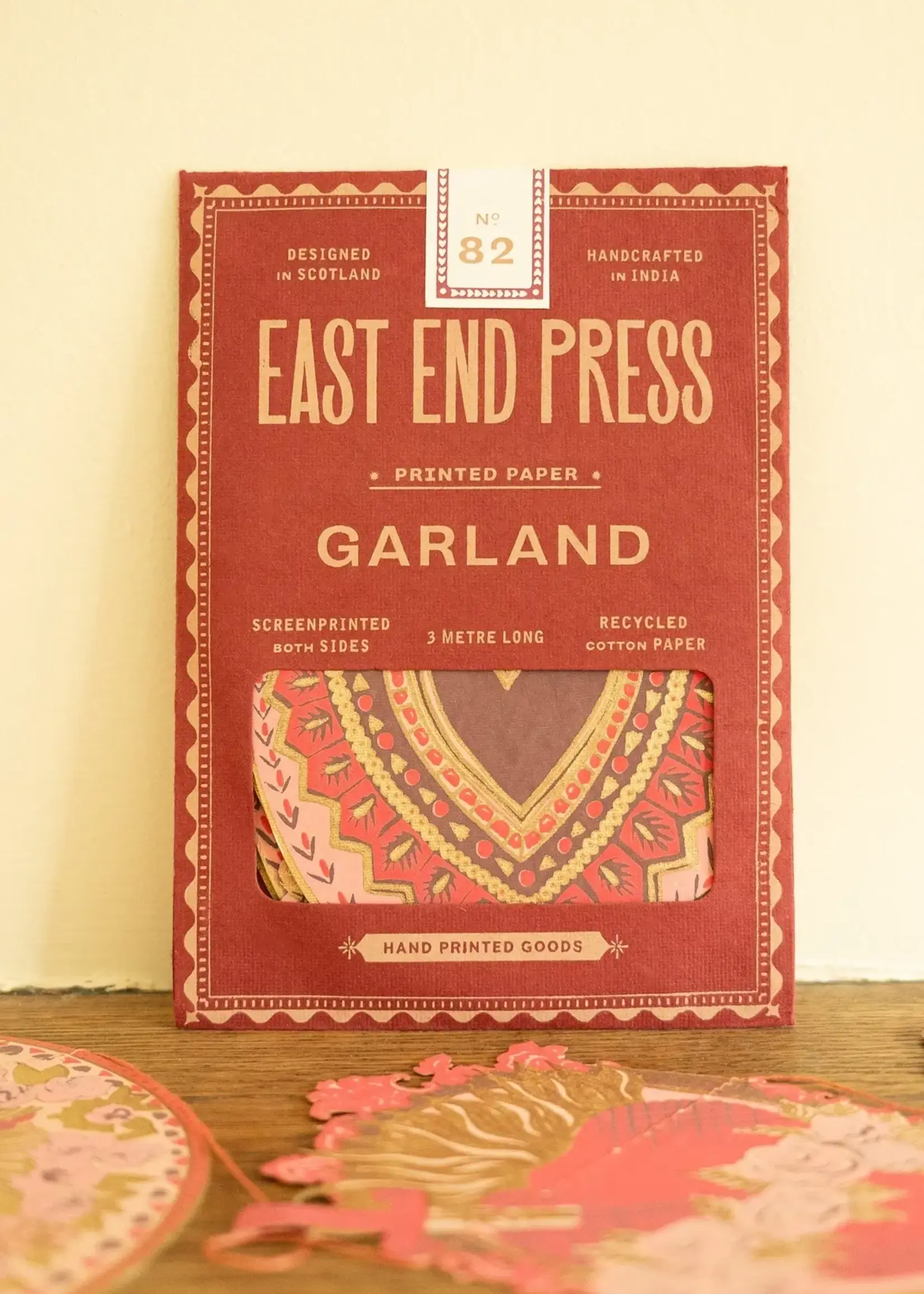 East End Press Saint Valentine Sewn Garland
