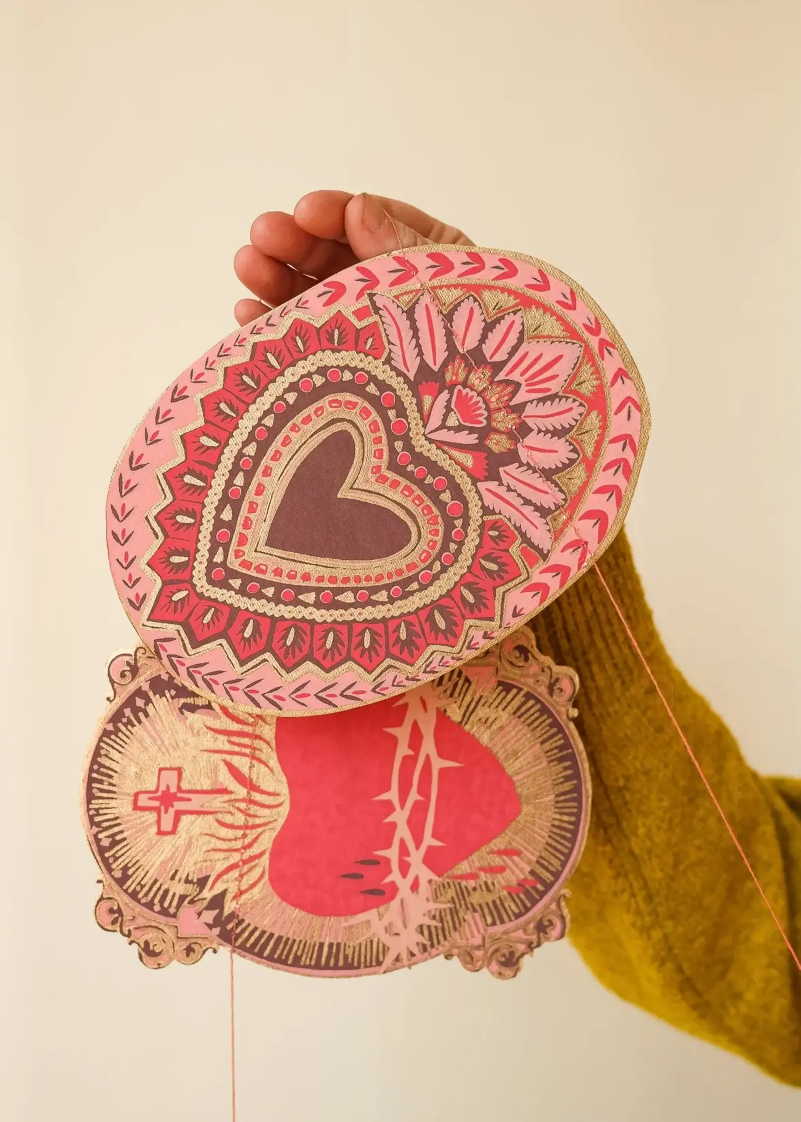 East End Press Saint Valentine Sewn Garland