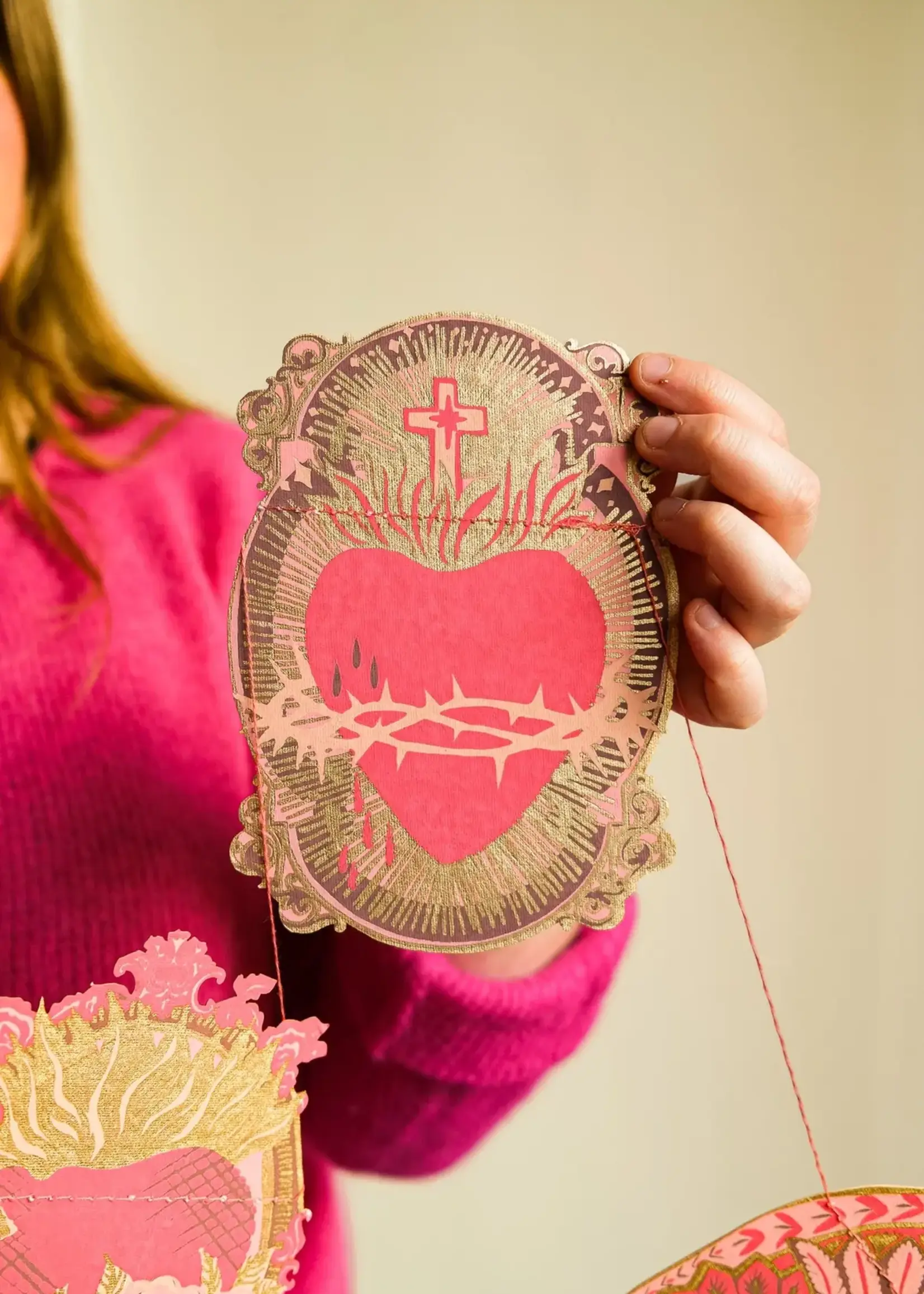 East End Press Saint Valentine Sewn Garland