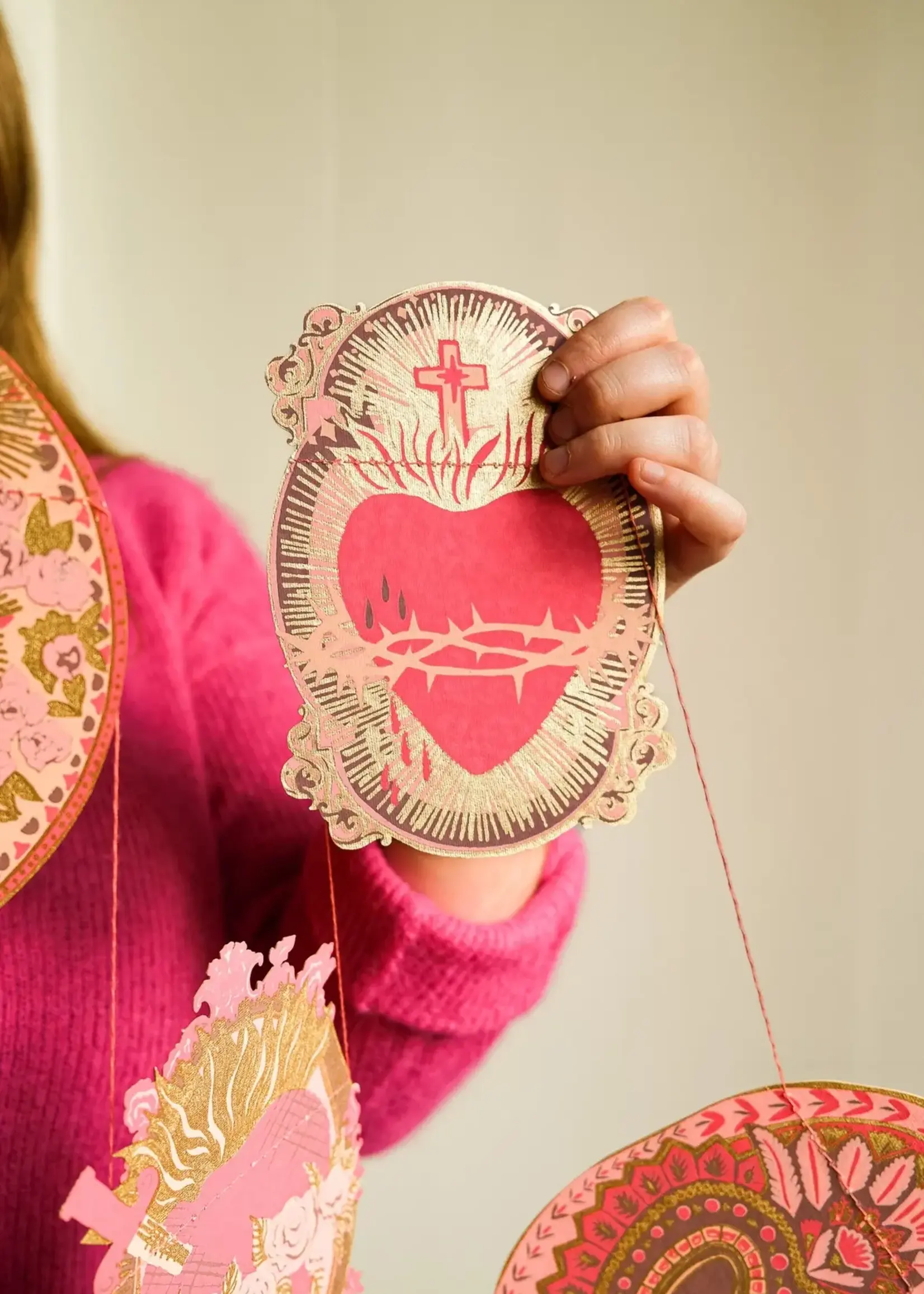 East End Press Saint Valentine Sewn Garland