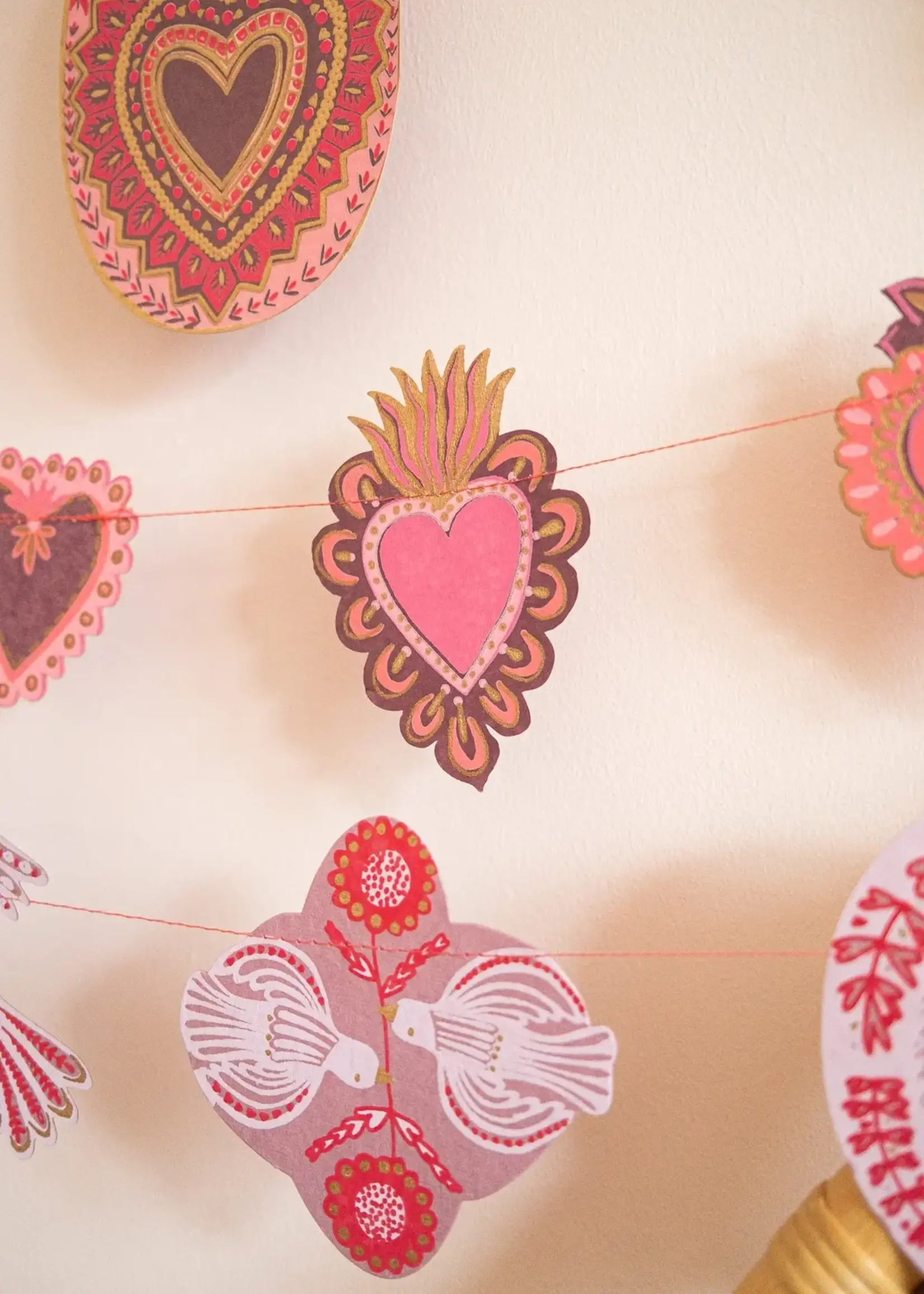 East End Press Sweet Hearts Sewn Garland