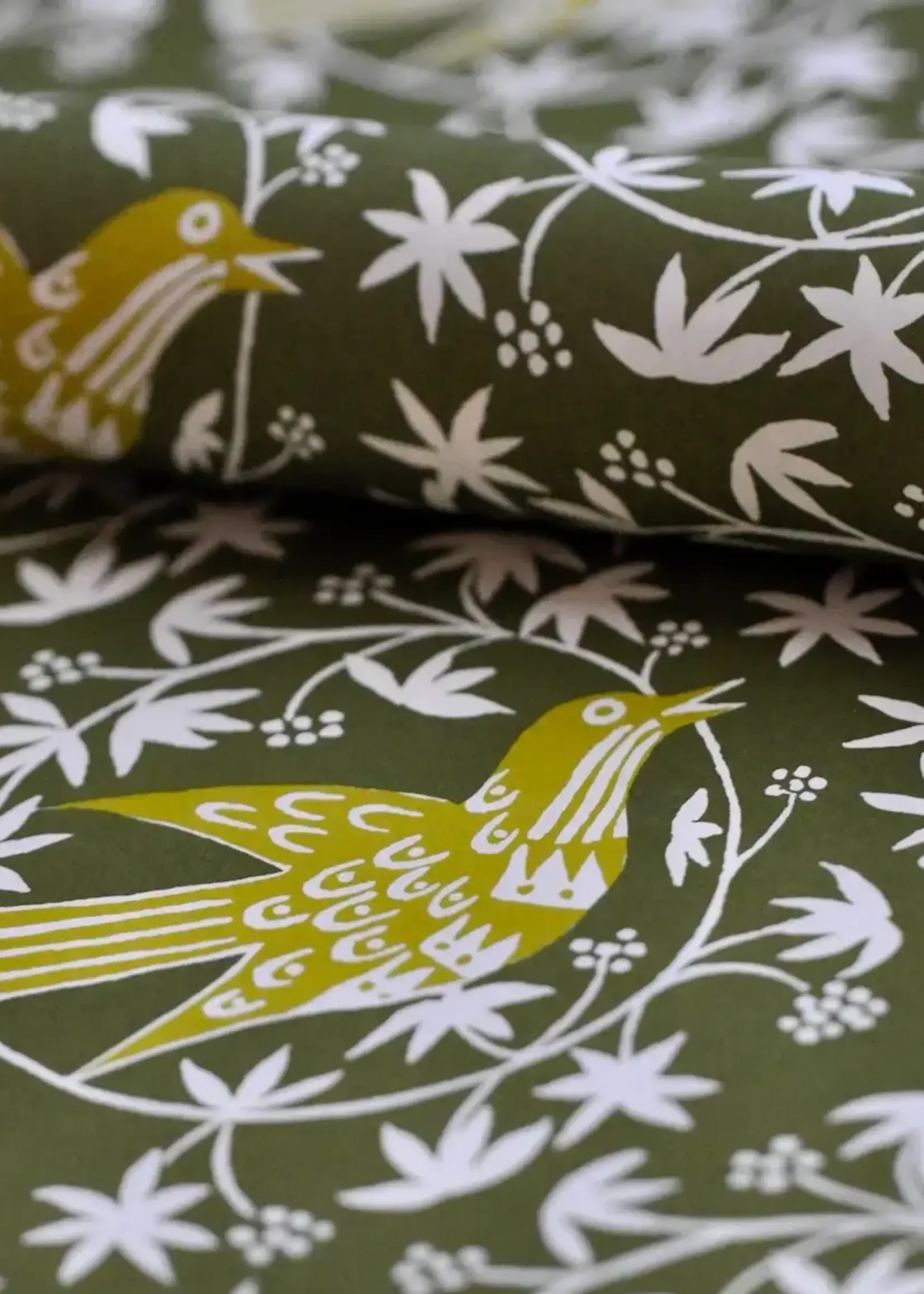 Cambridge Imprint Patterned Paper Songbird Moss