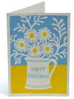 Cambridge Imprint Card Daisies in a Mug