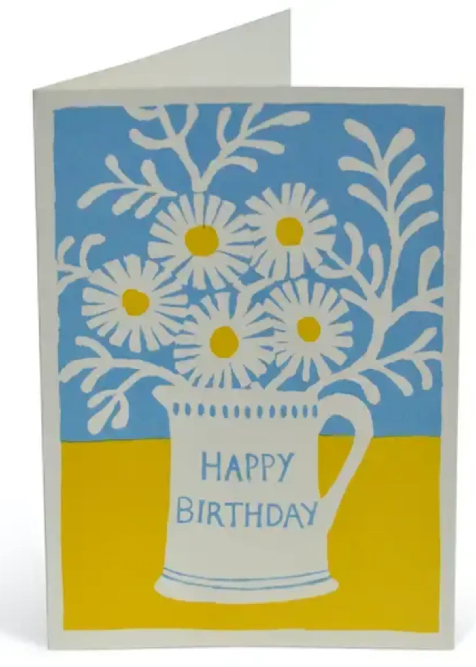 Cambridge Imprint Card Daisies in a Mug