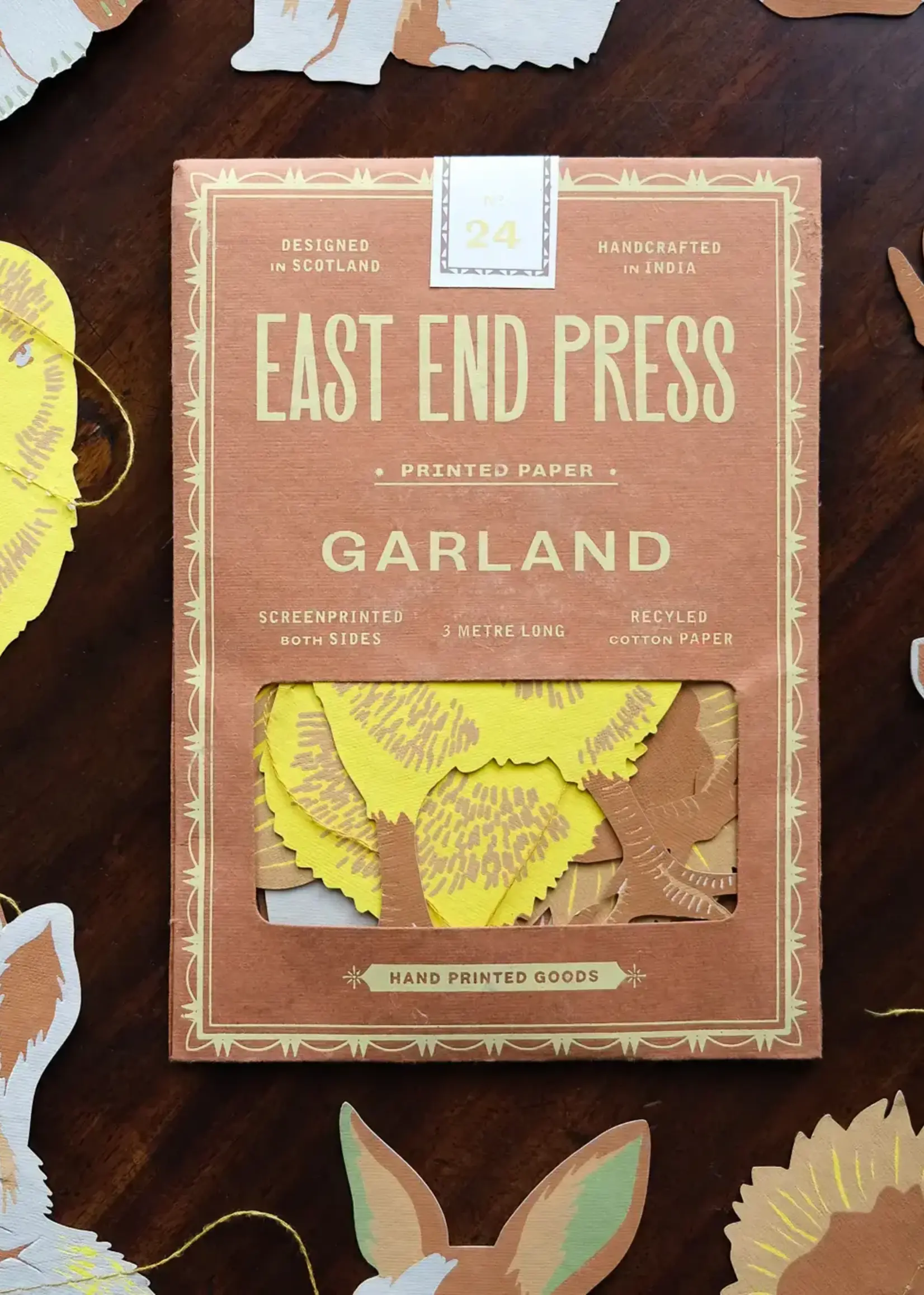 East End Press Rabbits Sewn Garland