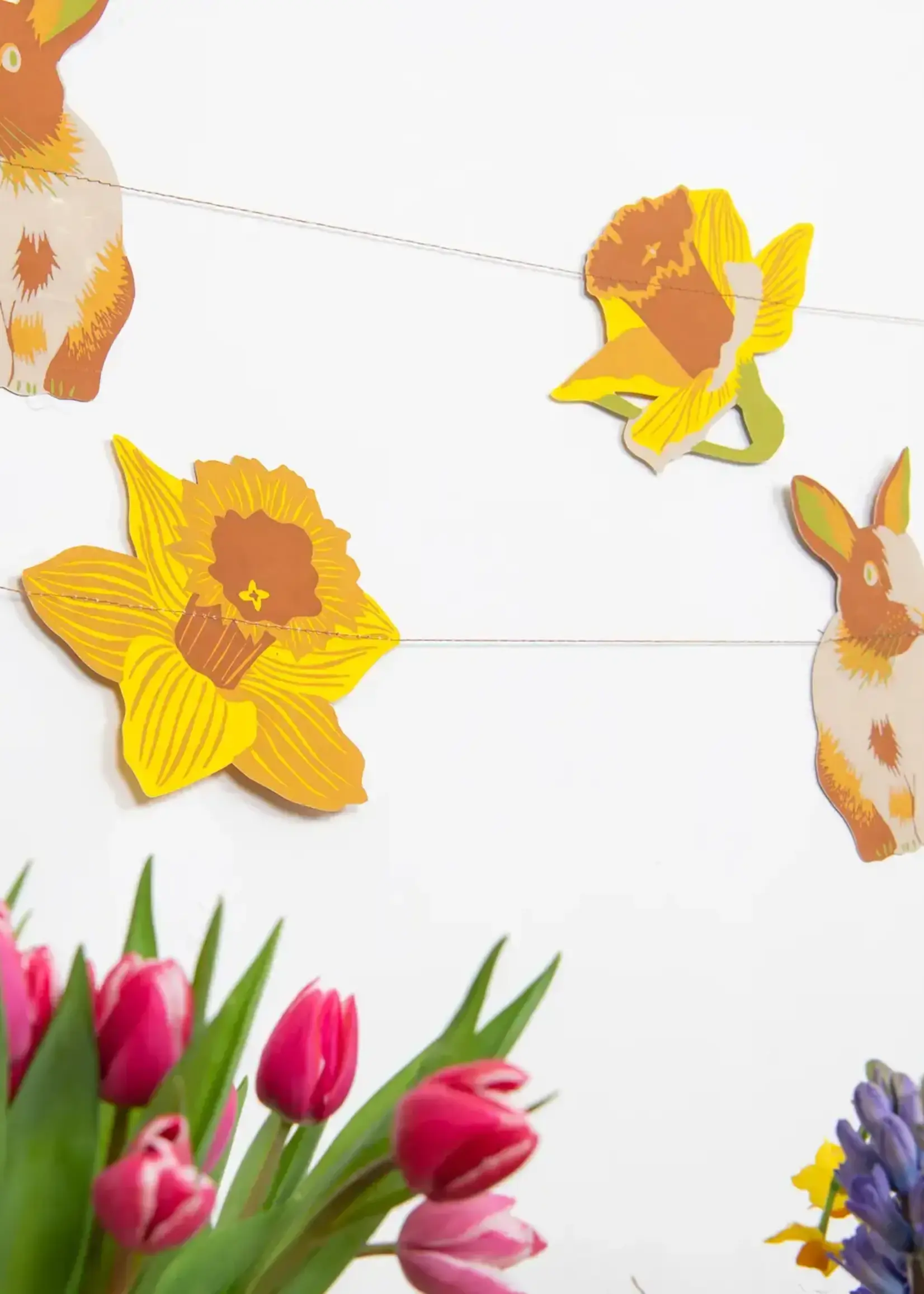 East End Press Rabbits Sewn Garland