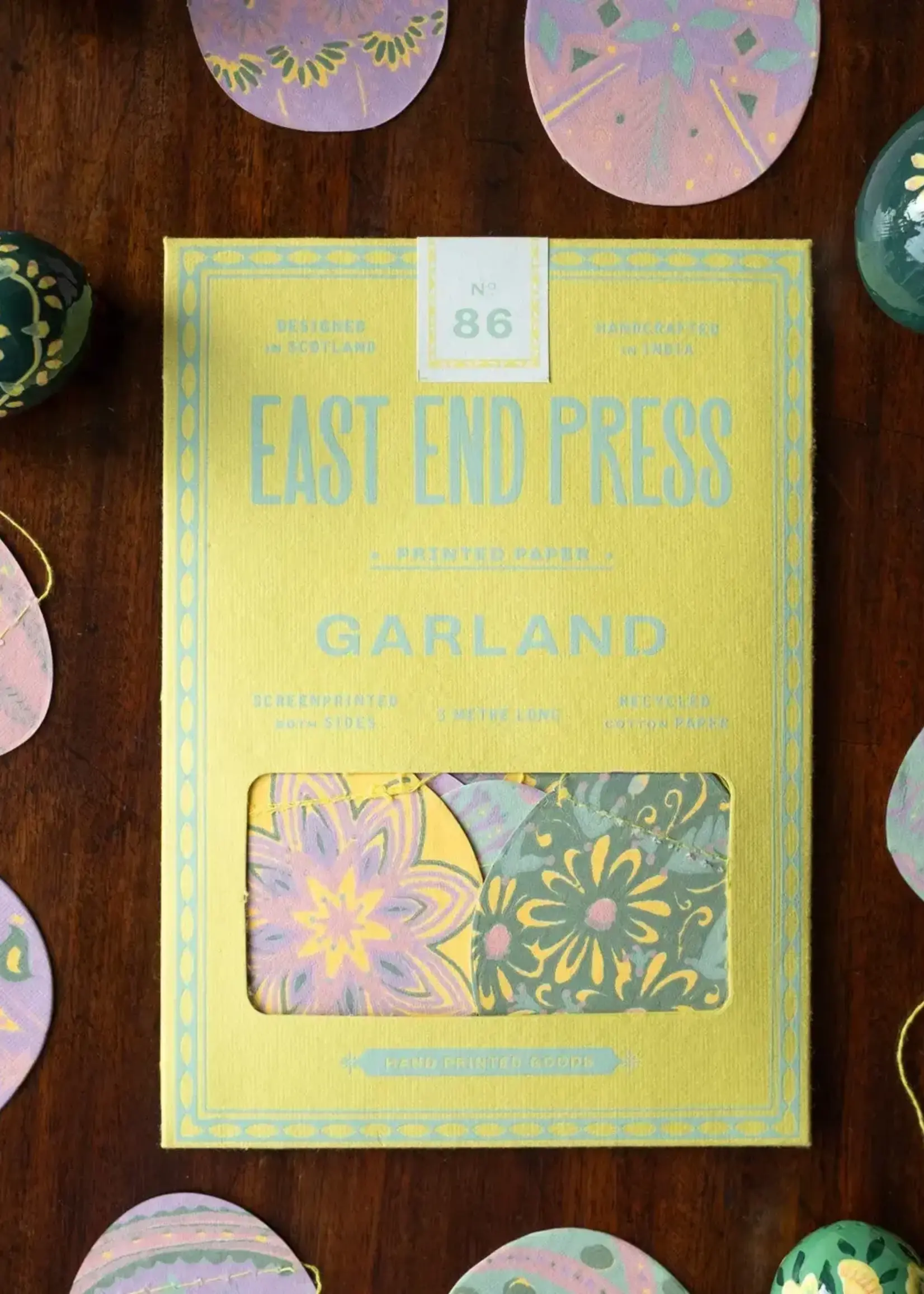 East End Press Egg Hunt Sewn Garland