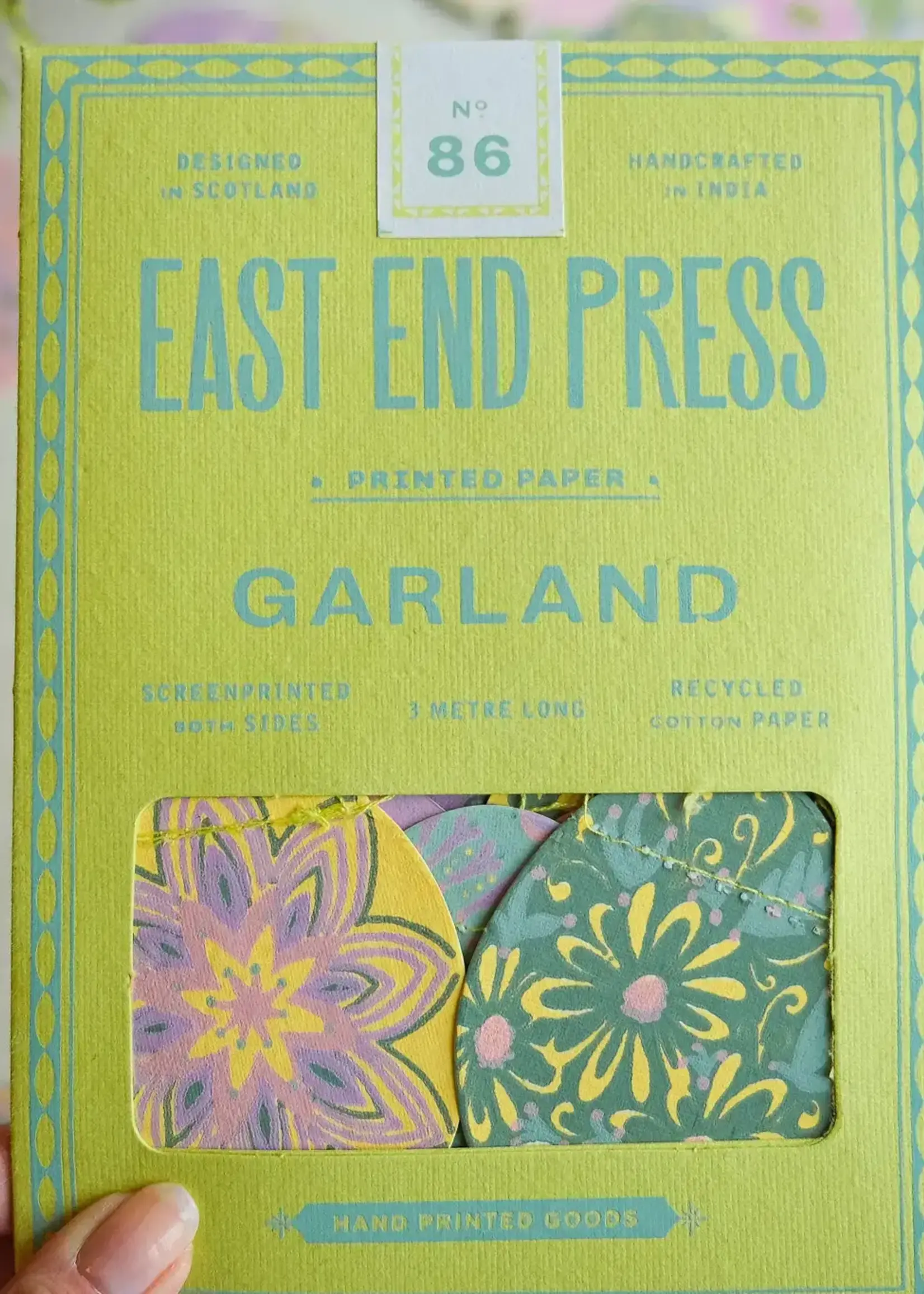 East End Press Egg Hunt Sewn Garland