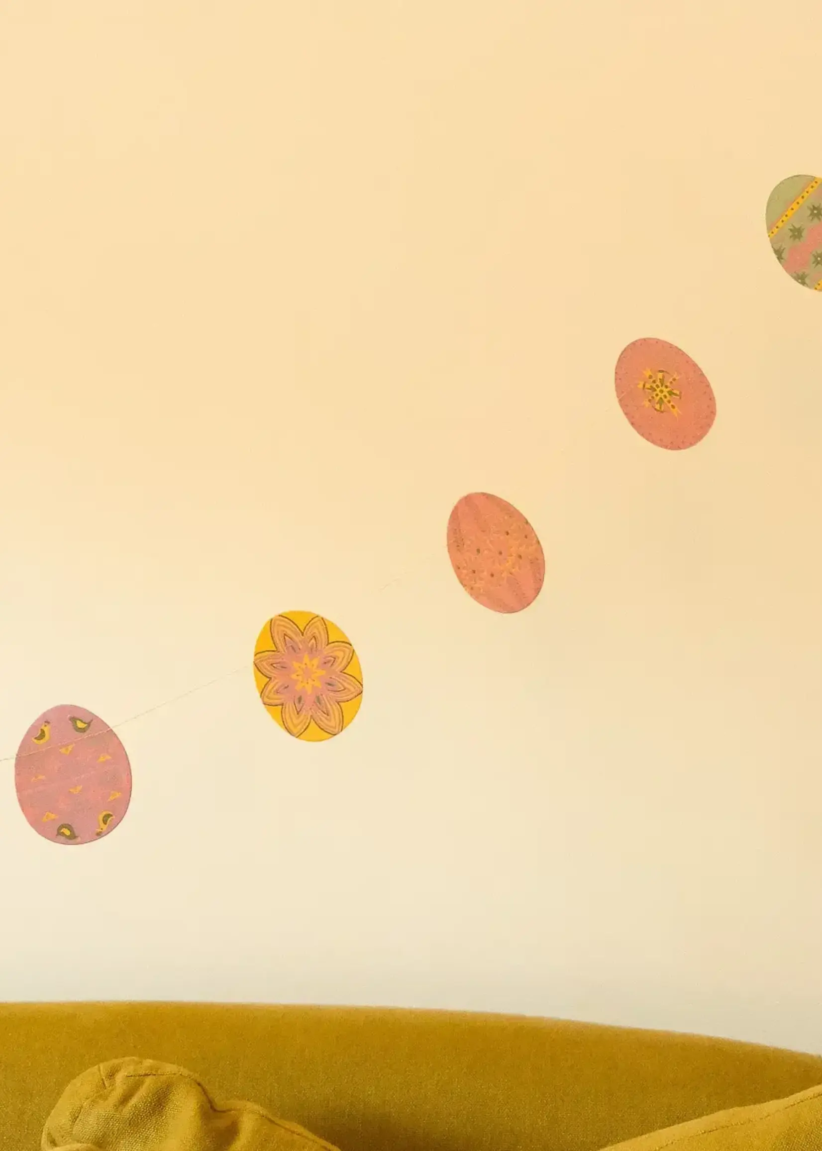 East End Press Egg Hunt Sewn Garland