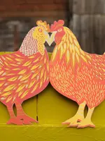East End Press Chickens Concertina Garland