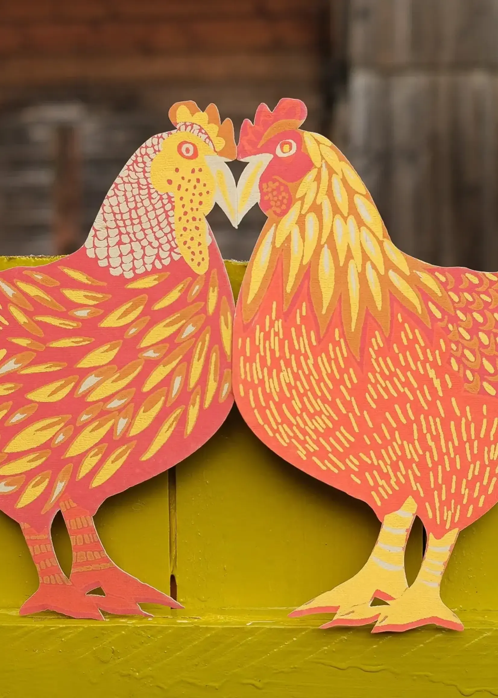East End Press Chickens Concertina Garland