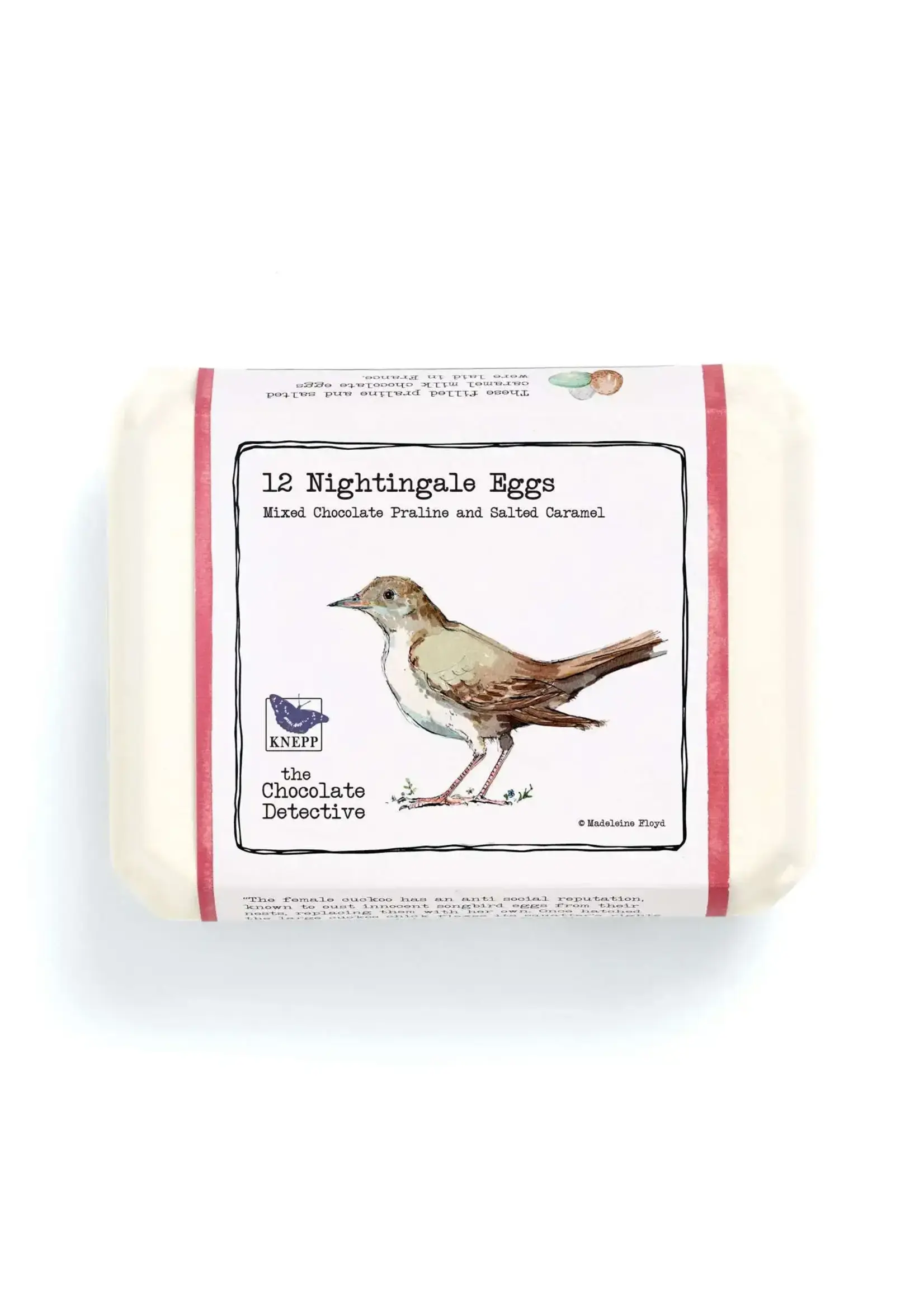 The Chocolate Detective The Chocolate Detective, 12 Nightingale Eggs, Chocolates 150g